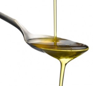 spoon of oil