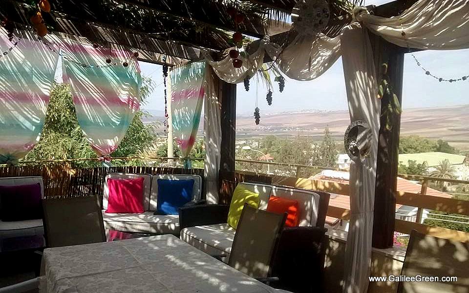 Dining in the Sukkah