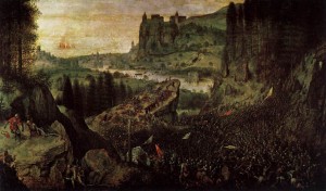 The Suicide of Saul by Pieter Bruegel the Elder, 1562.