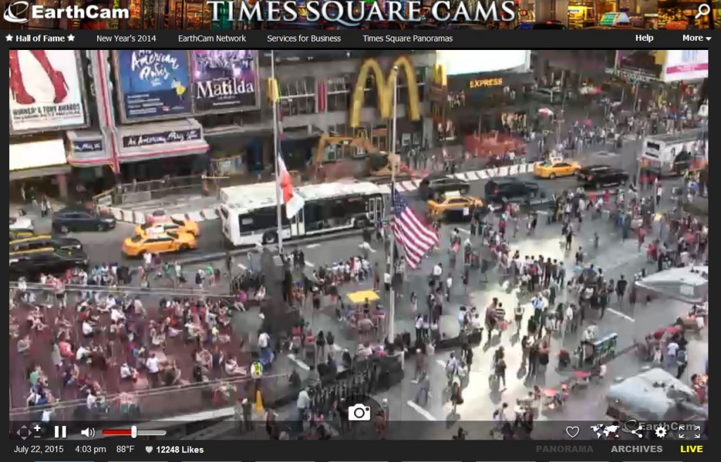 TImes Square Rally