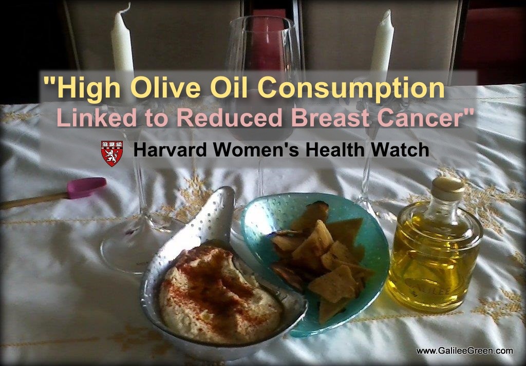 High Extra Virgin Olive Oil Consumption Linked To Lower Breast Cancer