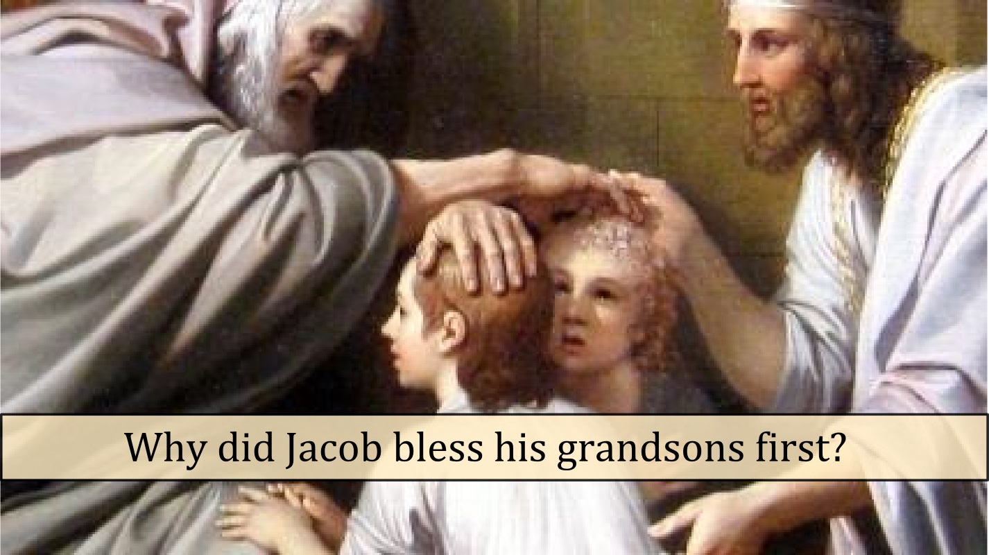 jJacob blessing his grandsons