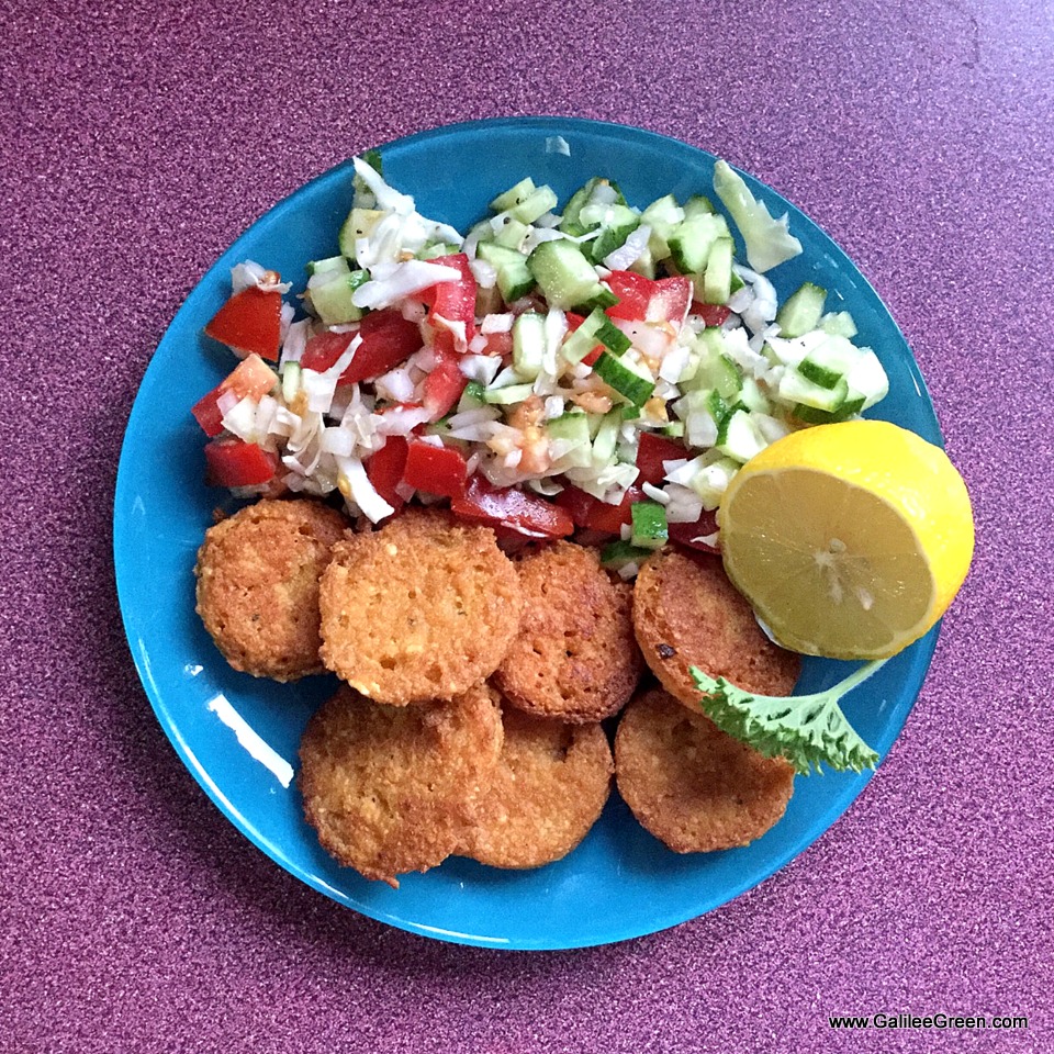 Israeli Homemade Falafel Balls Galilee Green image