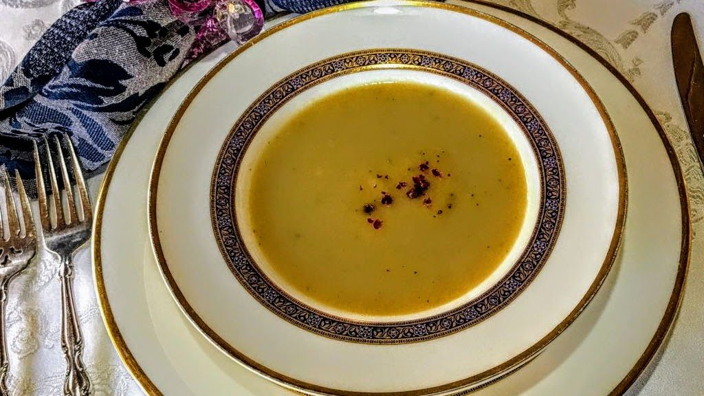 Dairy Free “Cream” of Zucchini Soup Galilee Green