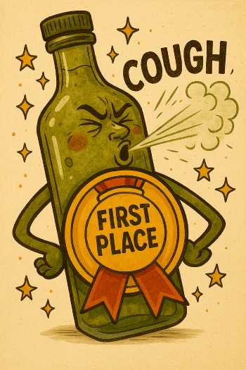 Good Olive Oil stings throat and makes you cough