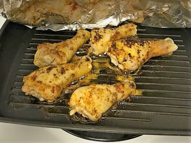 grilling drumsticks